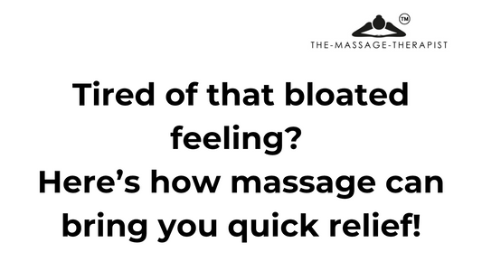 Massage to relieve bloating