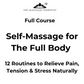Self-Massage Online Course: Relieve Pain, Tension & Stress Naturally